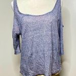 Three Dots Free w/ Purchase  Linen Cold Shoulder Top Size Small Has FLAWS Photo 0
