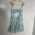Hollister ‎ Y2K Blue Chiffon Babydoll Mini Dress Size Large Photo 2