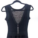 Dolce & Gabbana Black Silk Sparkly Sheer Satin Skirt Mini Dress Photo 8