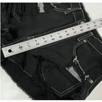 Carmar Shorts Womens 25 Black High Rise Distressed Denim Cutoff Made USA 0115228 Photo 5
