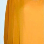 brenda's Brenda’s Button Back Blouse Mustard Yellow S Photo 0