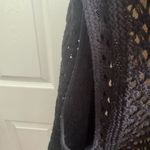 kim rogers EUC  Black Sweater Vest w/ Handkerchief Hem, Sleeveless! Photo 4