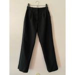 Abercrombie & Fitch Sloane Black Pleated Straight Leg Trousers Dress Pants 2 Photo 1