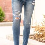 ✨VERVET Parkside Haylie High Rise Button Fly Sz 28 Skinny Jeans✨ Blue Photo 2