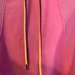 Evereve  Womens Pink Hoodie with multicolor Drawstrings Photo 2