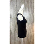 Vintage Altitude Women's Large Black‎ Cotton Sleeveless Scoop Neck Tank Top Black Photo 4