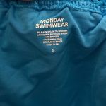 Monday Swimwear RIDE THE WAVE CROCHET Blue Bikini Set Photo 4