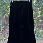 J.Crew Women's Black Velvet Pull On Skirt Size XS. NEW Photo 0