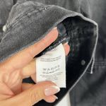 Free People  Rumors Black Denim Jacket Sz XS Photo 5