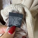 NEW NWT Aziz Small Embroidered Corduroy Bohemian Jacket Blazer Tan Floral Photo 10