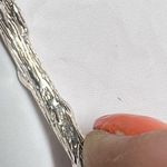 VINTAGE BEAUTIFUL GARLAND CUFF BRACELET WITH GOLD AND SOLID STERLING SILVER FLOW Photo 7