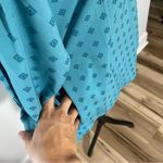 Orvis NEW  Shirt Women's Teal Button Up Roll Tab Sleeve Pockets Photo 6