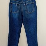 Old Navy NWT Medium Wash Denim Distressed High Rise O.G. Straight Leg Jeans Photo 4
