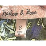 Harlow & Rose Women's Floral Print Midi Dress Green Beige Small Photo 3