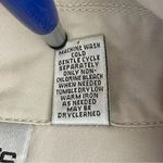 Chico's  Cotton Tan One Button Lightweight Cozy Womens Jacket SZ 1 Photo 7