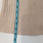 Free People Cream Crepe Mock Neck Puff Sleeve Blouse Lightweight Stretch EUC SzS Photo 10