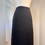 Apostrophe Vintage Y2K  Stretch Black Pinstripe Maxi Skirt Photo 2