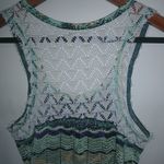 Miss Me  XS Blue Green Aztec Tank Top Photo 8