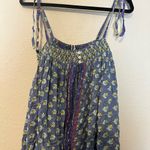 Free People Free People Intimately Free Rule The World Romper Blue Combo Size Medium NWT Photo 4