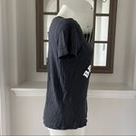 PINK - Victoria's Secret Pink Victoria’s Secret Breakfast Crew V-Neck Tee Charcoal Black Size L Photo 1