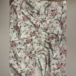 Sexy Off Shoulder Floral Printed Side Slit Two Photo 4