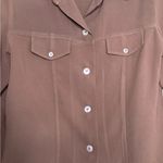 Levi's SAGA BROWN BUTTON DOWN WOMEN TOP WITH POCKETS SIZE SMALL Photo 4
