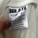 SER.O.YA. Ballor Ruched Midi Dress in White Size Gently Used Bridal Photo 6