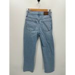 Madewell Slim Wide Leg Full Length Denim Jeans Women 26 Light Wash Cotton Blend Photo 1