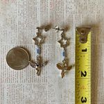 Handmade Kawaii y2k romance fairy style angel/cherub & star dangle earrings🌙👼✨ Photo 3
