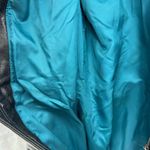 Outdoor Exchange leather jacket coat vintage tie waist medium belted black Photo 6