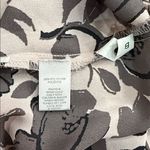 Loft Women's pink & brown floral boat neck long sleeve blouse Size M Photo 6