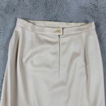 Escada Wool Pencil Skirt Career Wear Business Casual Beige Size 34 US 4 Designer Tan Photo 8