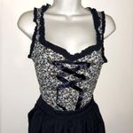 Revamped Adorable Cottagecore Woman’s lace up Corset Peasant Dress Small NWTS Photo 5