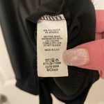 First Love NWT  Black Faux Leather Bodysuit Women Small Sleeveless V-neck mobwife Photo 3