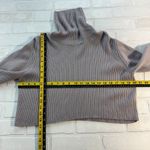 Wilfred Aritzia Sweater Small Cropped Turtleneck Merino Wool Ribbed Pullover S Purple Photo 1