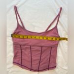 Urban Outfitters , mesh cropped camisole top, pink & purple, size Small Photo 3