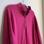 Cutter and Buck  Women’s Quarter Zip Mock Neck Pullover Sweater (Sz XL) Pink Photo 1