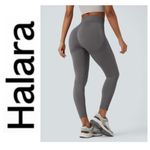 Halara NWT  OneForm Seamless Flow High Waisted Booty Scrunch Yoga Leggings Gray Photo 1