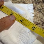 Paige  White Distressed Denim Cutoffs Photo 5