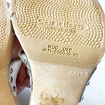Candie's Vintage 80's Sandal Original Soles Made In Italy White Leather US Size 7 Photo 5