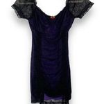 DELIA'S DOLLSKILL Wicked For What It's Worth Dress Purple Lace Alt Goth Small Photo 0