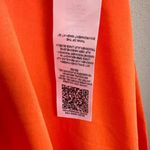 ASOS NWT Coral Orange Mesh Overlay Empire Waist Skater Maxi Dress 14 Photo 8