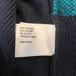 Lady Hagen  Liberty Navy Blue/Green Herringbone Golf Sweater Long Sleeve Size XS Photo 9