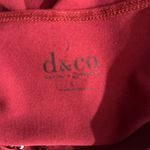 Denim And Co Womens Tunic Blouse Size L Wine Fall Modern Twist Classic Silhoutte Red Size L Photo 6