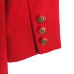 Pendleton Vintage  Wool Red Blazer Jacket with Gold Buttons Size Medium Photo 6