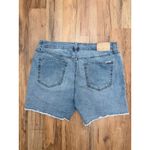 Seven7 Denim Cutoff Jean Shorts Light Wash Raw Hem Women's Size 14 NWOT Photo 2