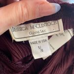 Gunne Sax Jessica McClintock  Vintage Velvet Textured Boho Witchcore Maxi‎ Dress Photo 4