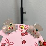 Piper K cherry 🍒 & Watermelon 🍉 Hair Clip Set Pink Photo 5