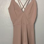 Charlotte Russe Mauve Criss Cross Romper Photo 2