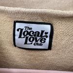 The Local Love‎ Club Oversized Sweater Size Small Brown Tan Photo 3